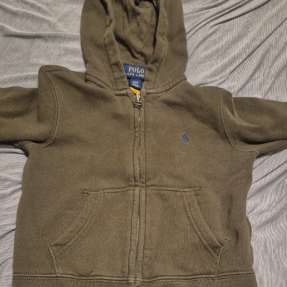 Polo by Ralph Lauren Green Cotton-Blend Hoodie